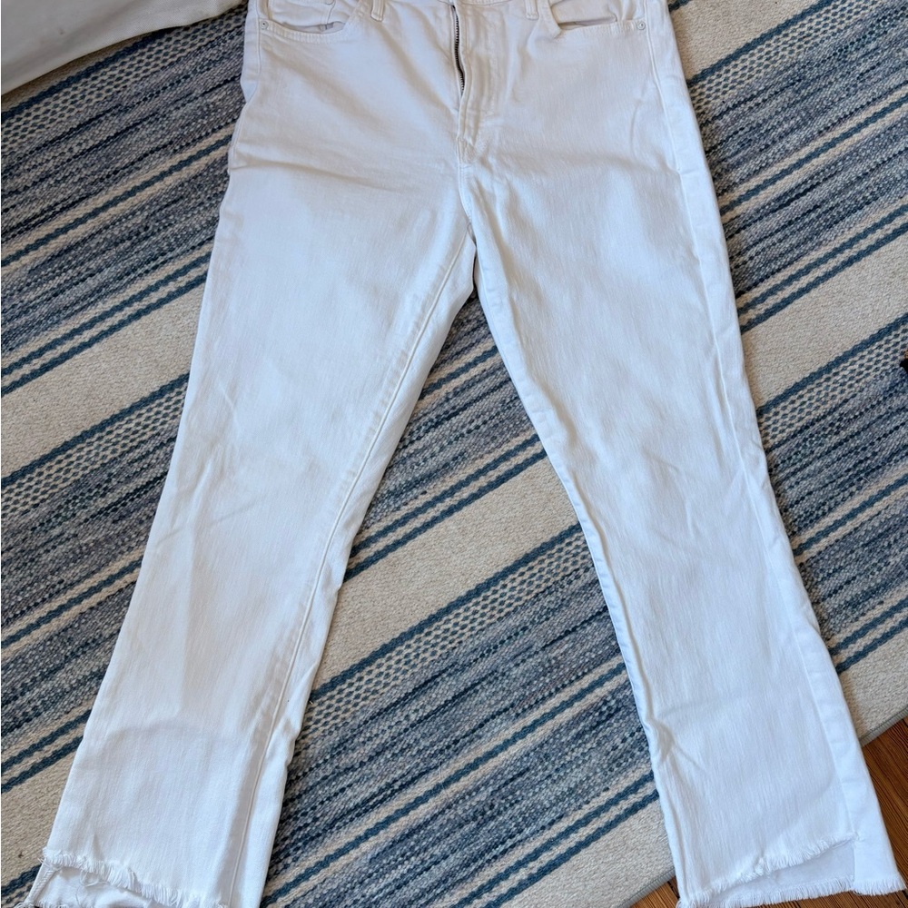 MOTHER The Insider Crop Step Fray